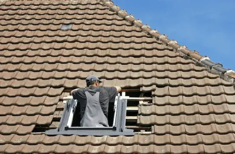 Pose de velux - Bourthes